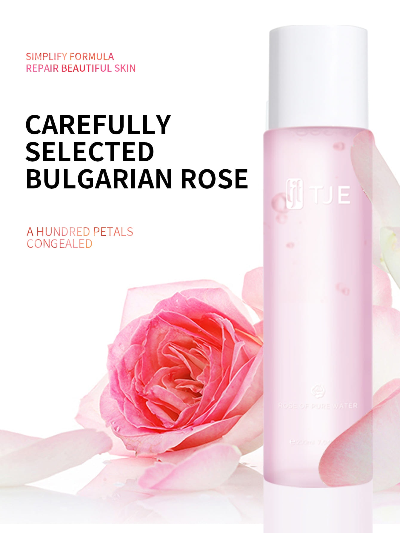 Nước hoa hồng TJE Rose Pure Dew 200ml