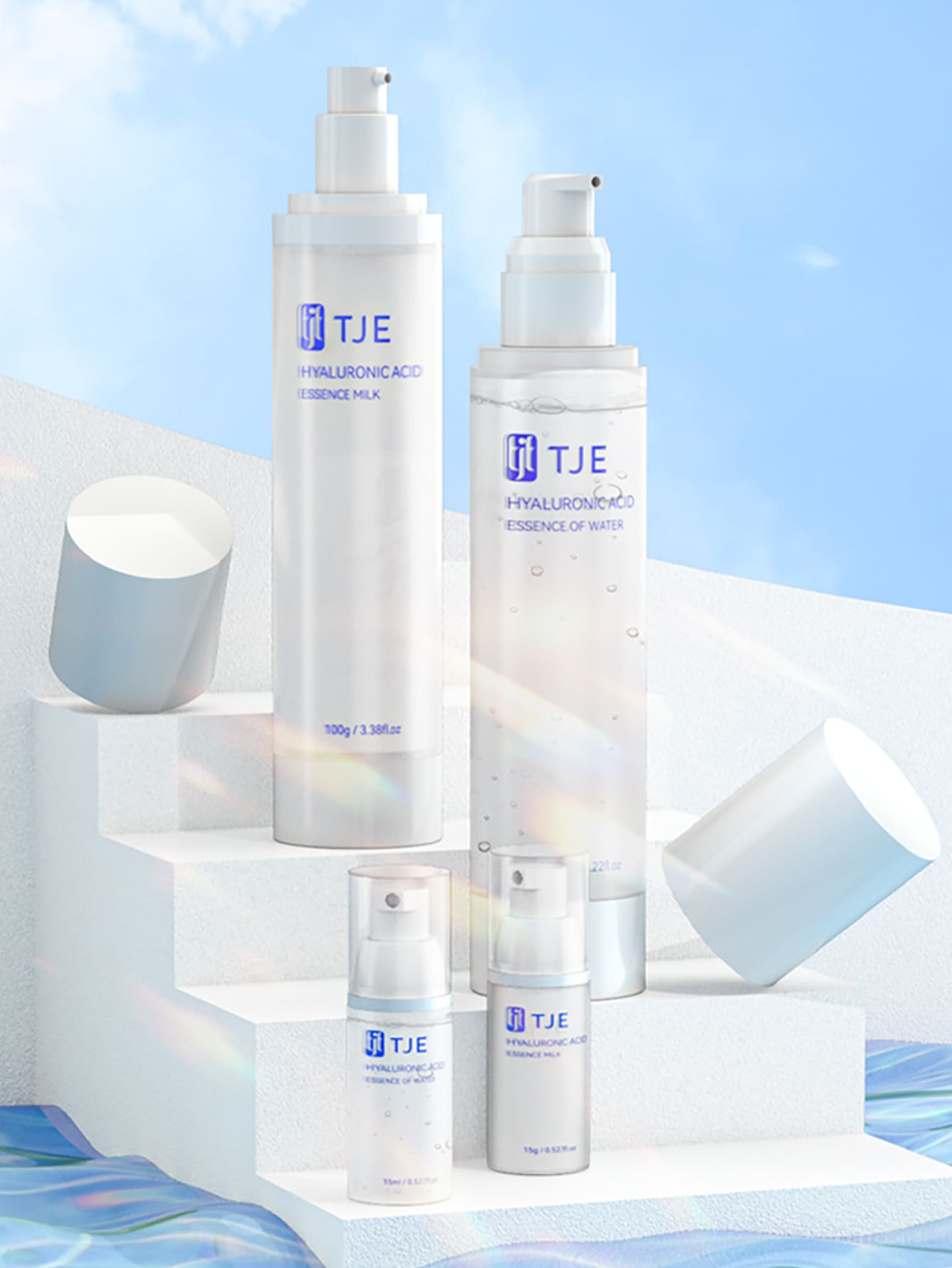 Set sản phẩm sữa dưỡng da TJE axit hyaluronic