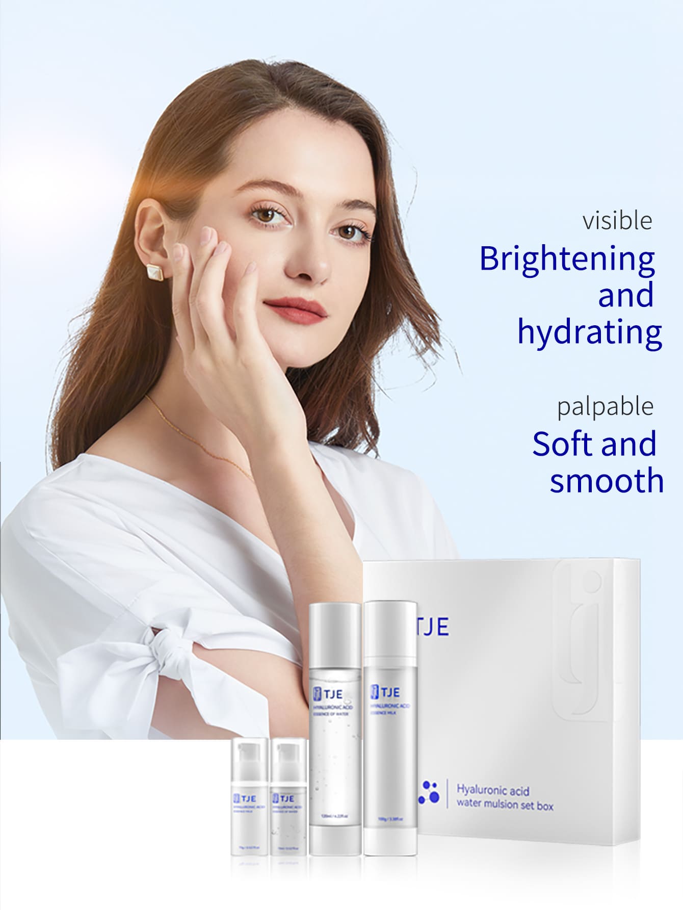 Set sản phẩm sữa dưỡng da TJE axit hyaluronic