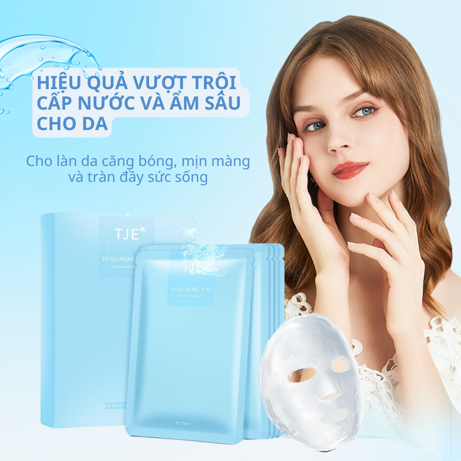 Combo 5 Mặt nạ dưỡng ẩm tinh chất Axit Hyaluronic TJE