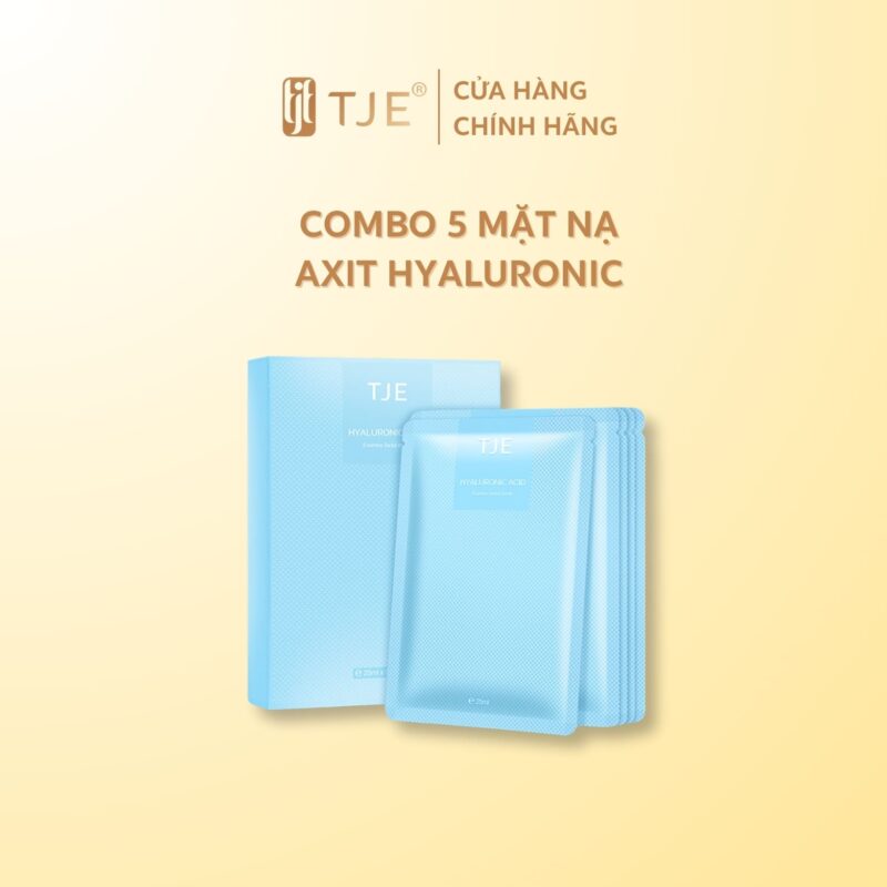 Combo 5 Mặt nạ tinh chất axit hyaluronic TJE