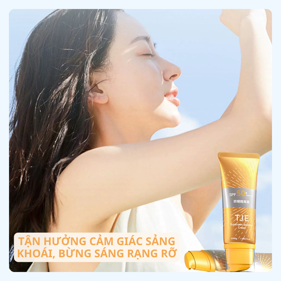 Kem Chống Nắng Dạng Sữa Chống Nước TJE Sun Blocking Cream SPF50+ PA+++ 45ml